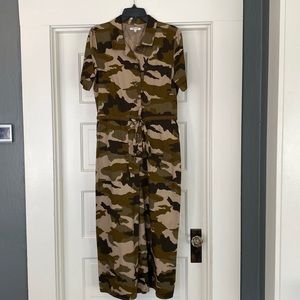Madewell camo print romper